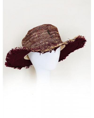 Chapeau en chanvre 100% naturel, fibre solide et durable