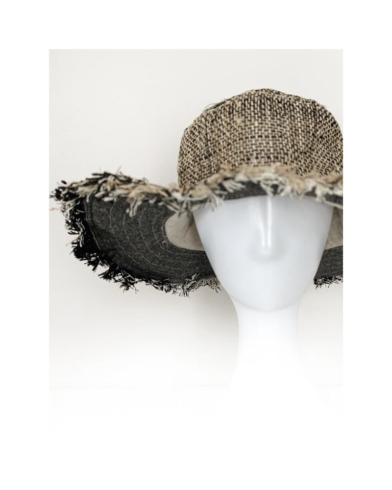 Chapeau en chanvre 100% naturel, fibre solide et durable