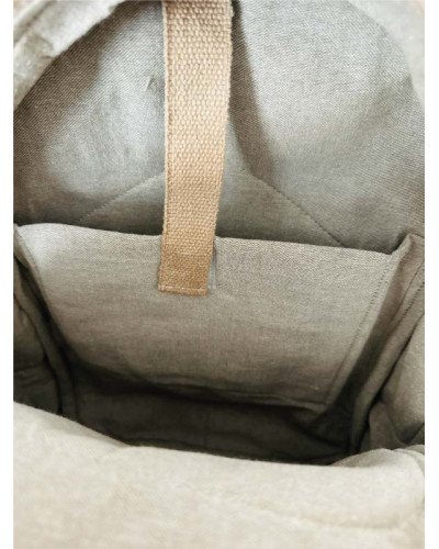 Sac à dos 100% chanvre, artisanat népalais