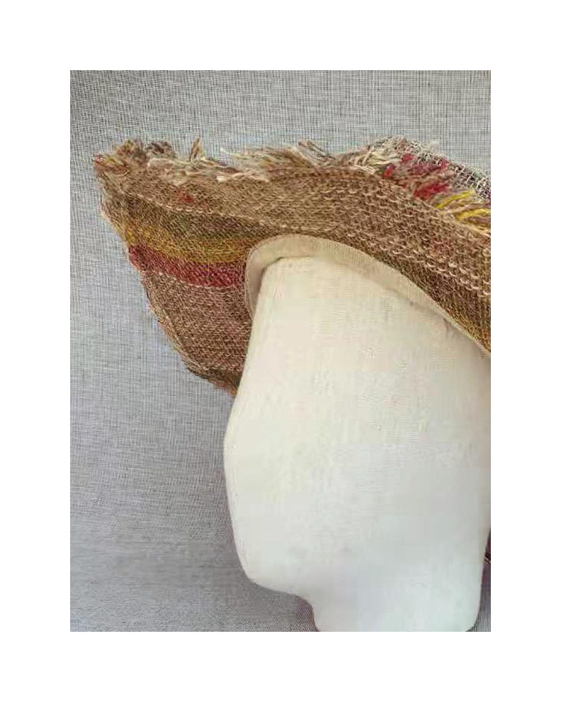 Chapeau en chanvre 100% naturel, fibre solide et durable