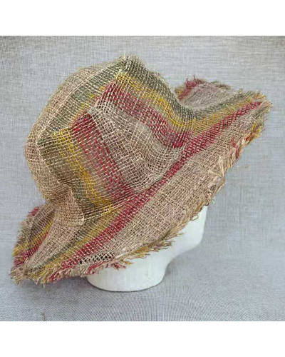 Chapeau en chanvre 100% naturel, fibre solide et durable