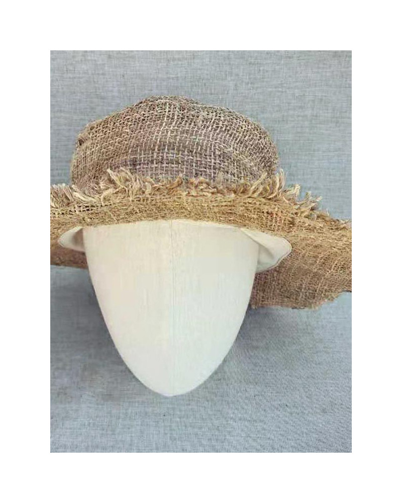Chapeau en chanvre 100% naturel, fibre solide et durable