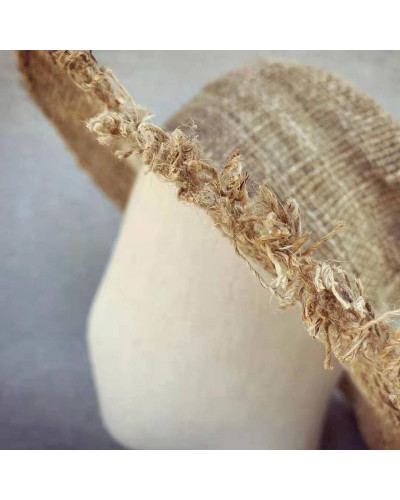 Chapeau en chanvre 100% naturel, fibre solide et durable