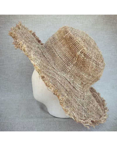 Chapeau en chanvre 100% naturel, fibre solide et durable