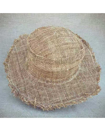 Chapeau en chanvre 100% naturel, fibre solide et durable