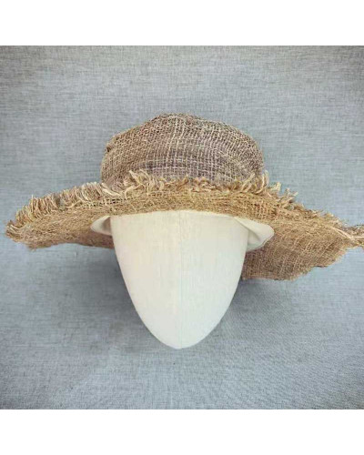 Chapeau en chanvre 100% naturel, fibre solide et durable