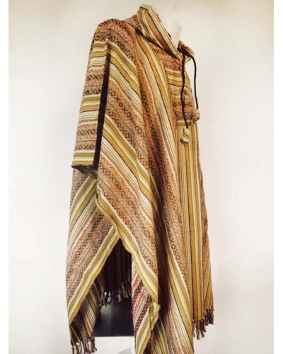 Poncho 100% coton