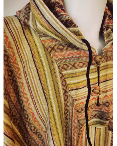 Poncho 100% coton