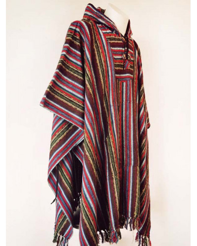 Poncho 100% coton
