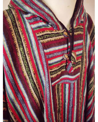 Poncho 100% coton