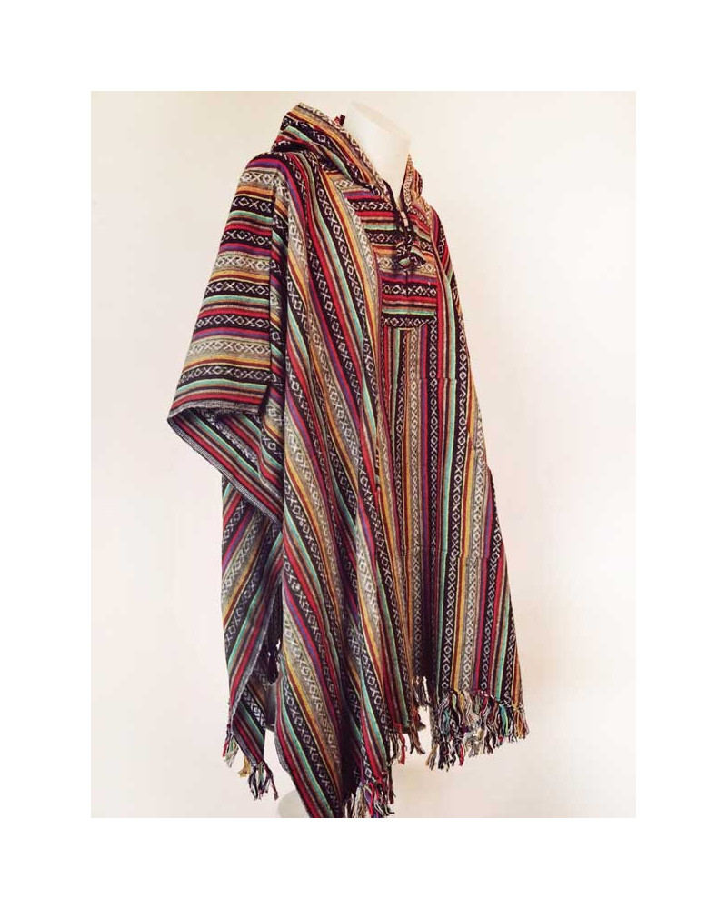 Poncho 100% coton