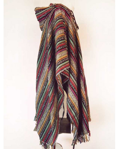 Poncho 100% coton
