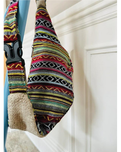 Sac banane en chanvre naturel