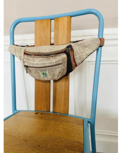 Sac banane en chanvre naturel