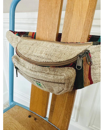 Sac banane en chanvre naturel