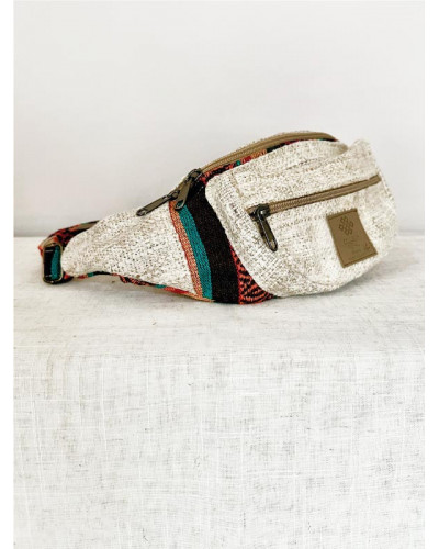 Sac banane en chanvre naturel