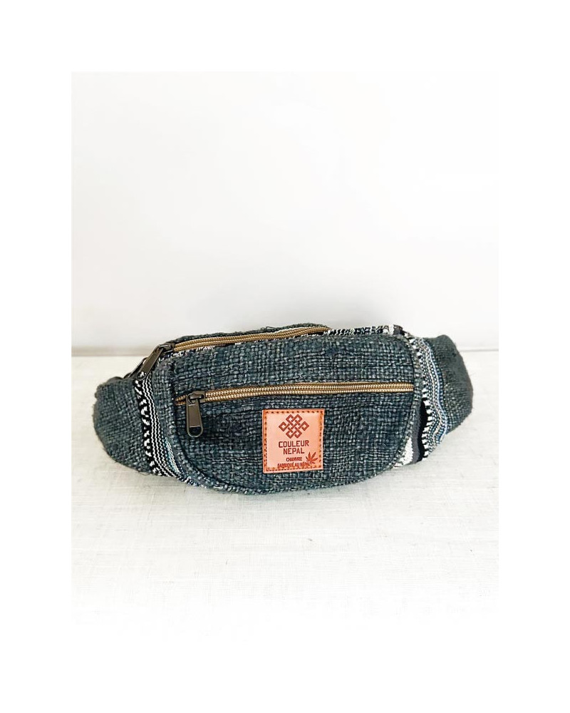 Sac banane en chanvre naturel