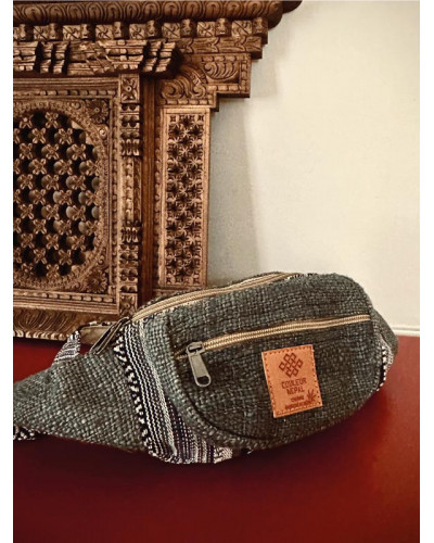 Sac banane en chanvre naturel