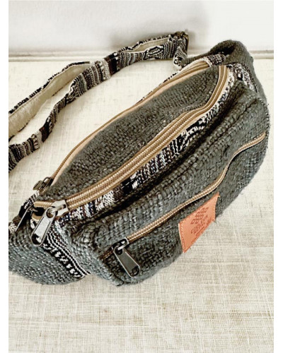 Sac banane en chanvre naturel