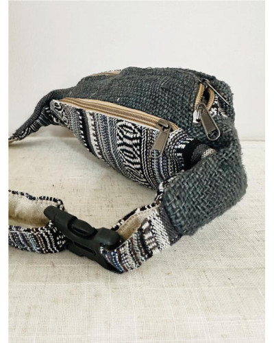 Sac banane en chanvre naturel