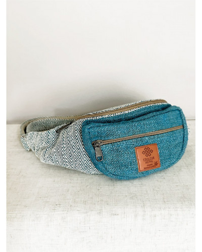 Sac banane en chanvre naturel