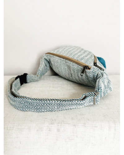 Sac banane en chanvre naturel