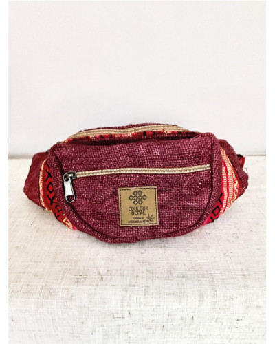 Sac banane en chanvre naturel