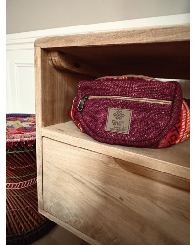 Sac banane en chanvre naturel