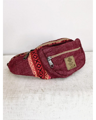 Sac banane en chanvre naturel