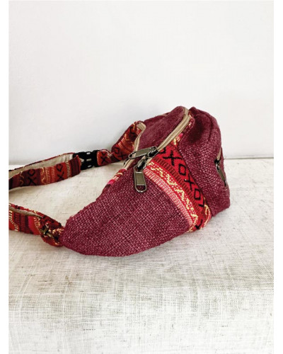 Sac banane en chanvre naturel