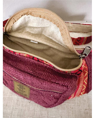 Sac banane en chanvre naturel