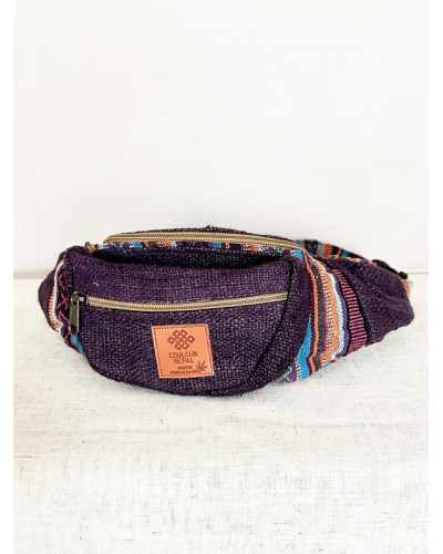 Sac banane en chanvre naturel