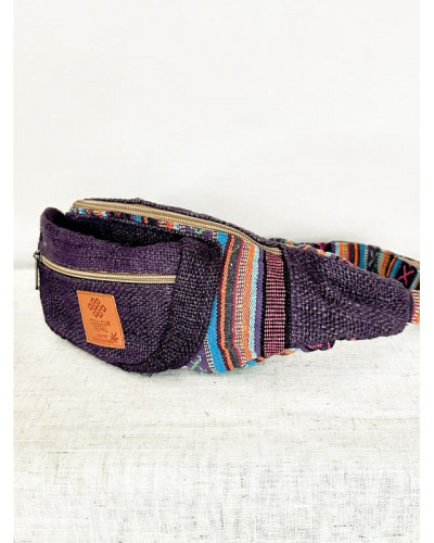 Sac banane en chanvre naturel