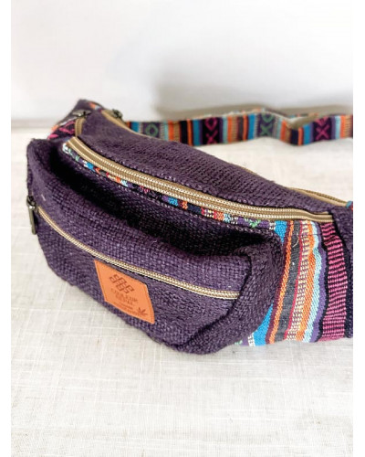 Sac banane en chanvre naturel