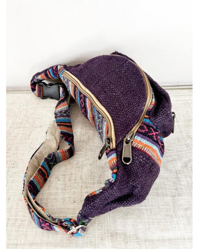 Sac banane en chanvre naturel