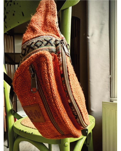 Sac banane en chanvre naturel