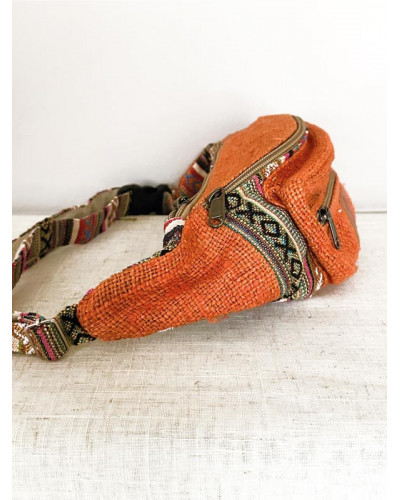 Sac banane en chanvre naturel