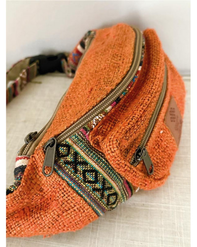 Sac banane en chanvre naturel