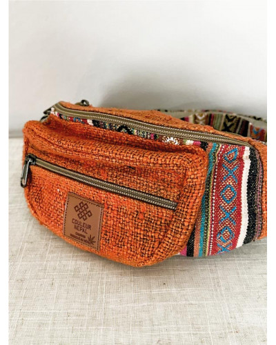 Sac banane en chanvre naturel