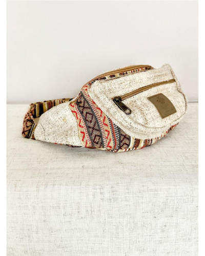 Sac banane en chanvre naturel