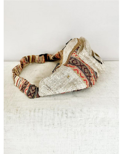 Sac banane en chanvre naturel