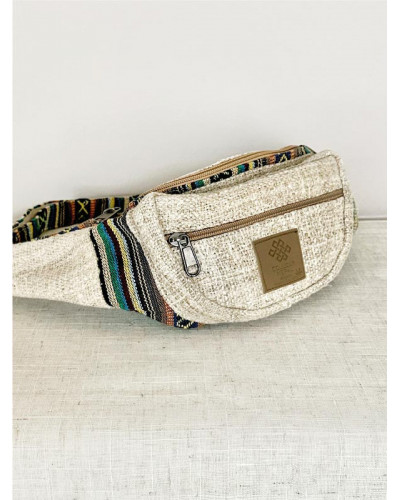 Sac banane en chanvre naturel