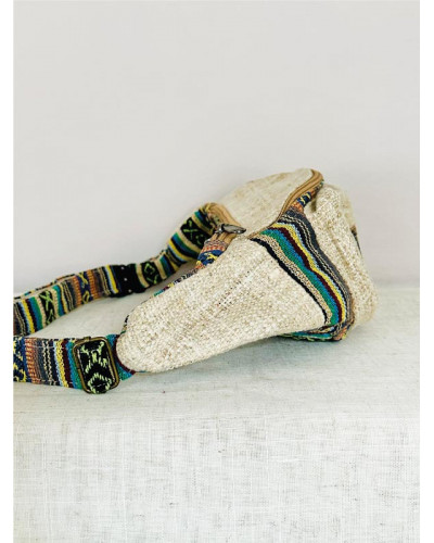 Sac banane en chanvre naturel