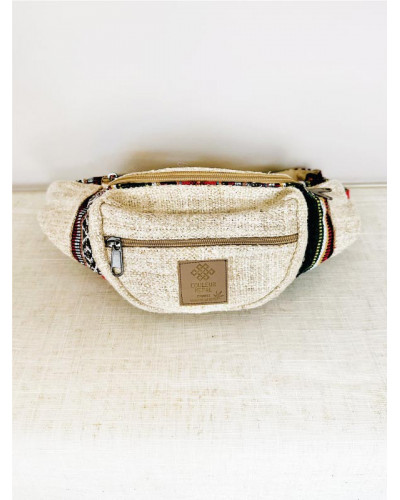 Sac banane en chanvre naturel