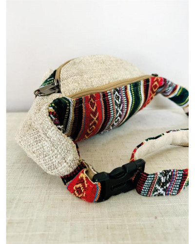 Sac banane en chanvre naturel