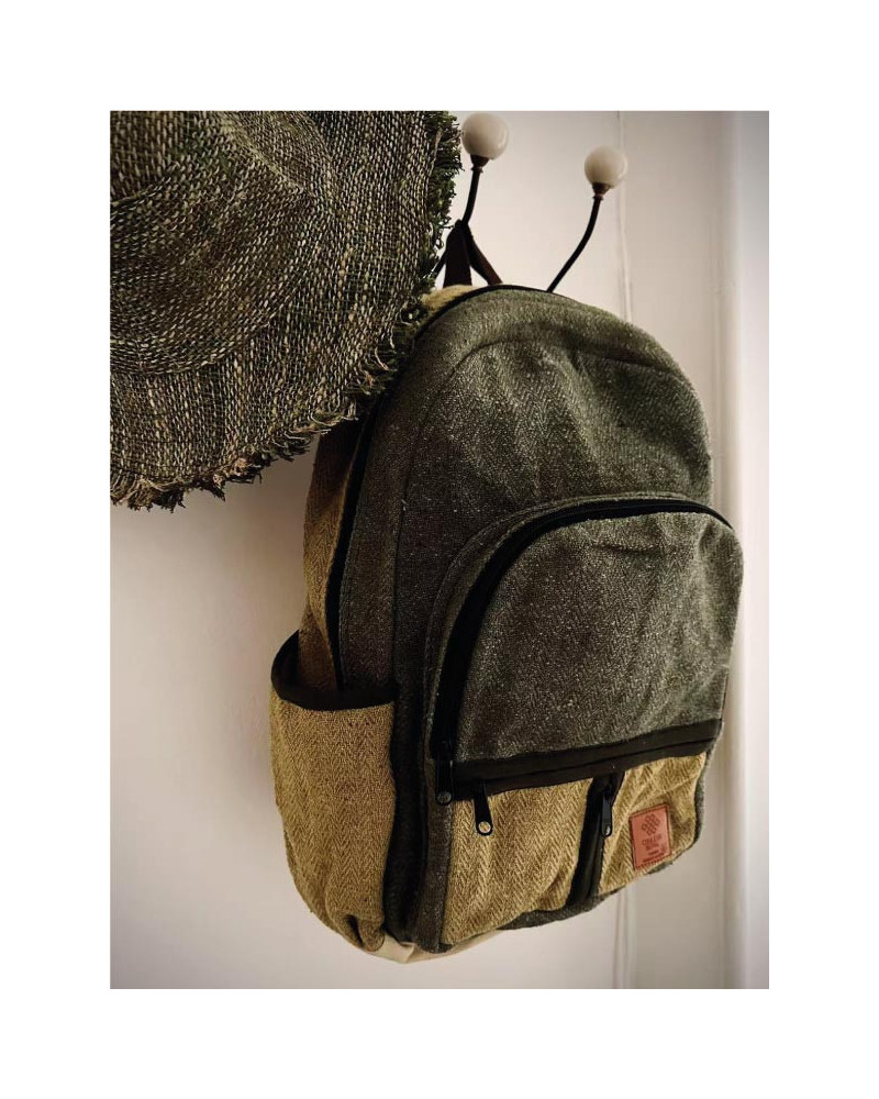 Sac à dos 100% chanvre, éco-responsable