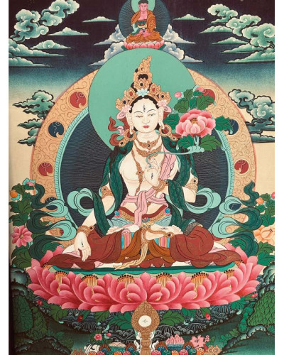 Thangka Tara Blanche