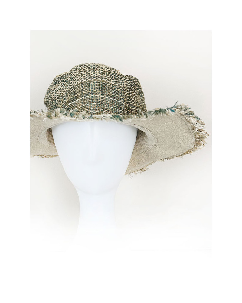 Chapeau en chanvre 100% naturel, fibre solide et durable